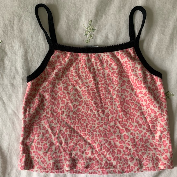 brandy cheetah pink tank top - Picture 2 of 4